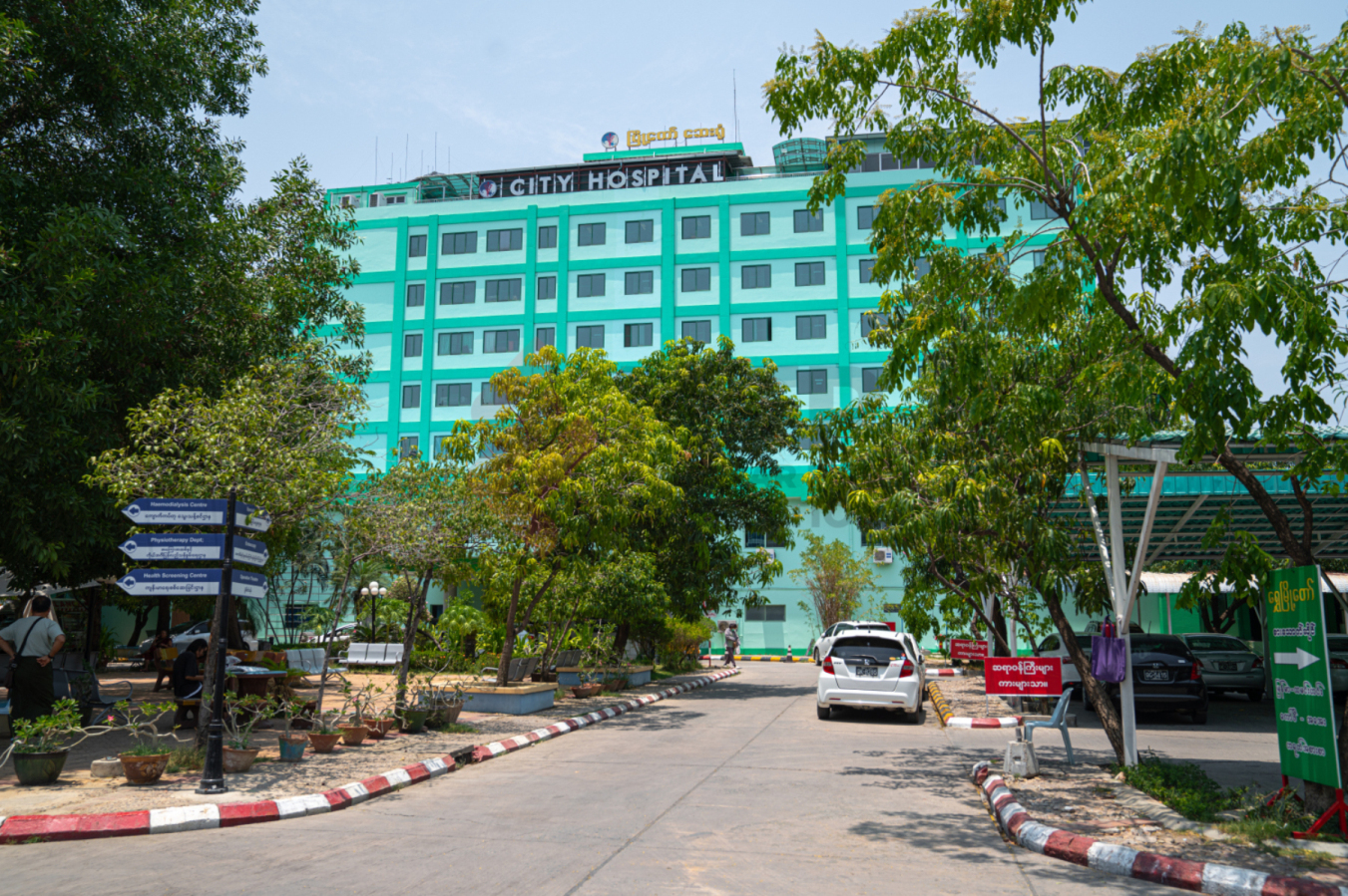 Asenware AW-FP300 LPCB approved addressable fire alarm system for City Hospital Project in Myanmar
